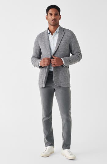 Faherty Men's Inlet Knit Blazer, Medium Grey Melange, S at  Men's  Clothing store