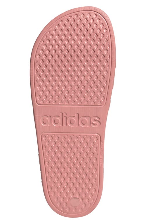 Shop Adidas Originals Adidas Adilette Aqua Slide Sandal In Wonder Mauve/wonder White