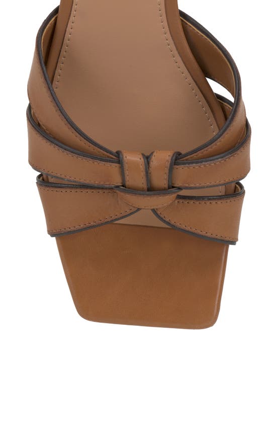 Vince Camuto Selaries Slide Sandal In Golden Walnut Root Beer