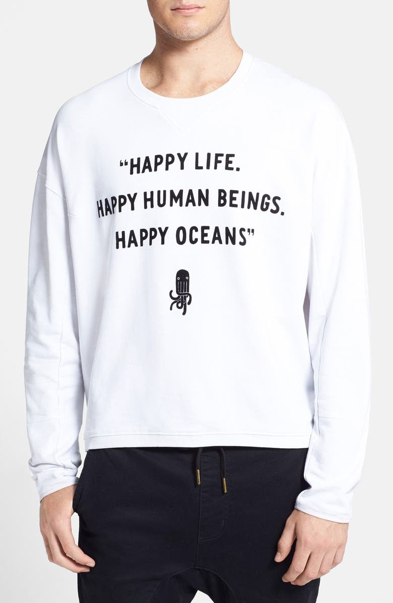 G Star Raw Raw For The Oceans Graphic Crewneck Sweatshirt Nordstrom