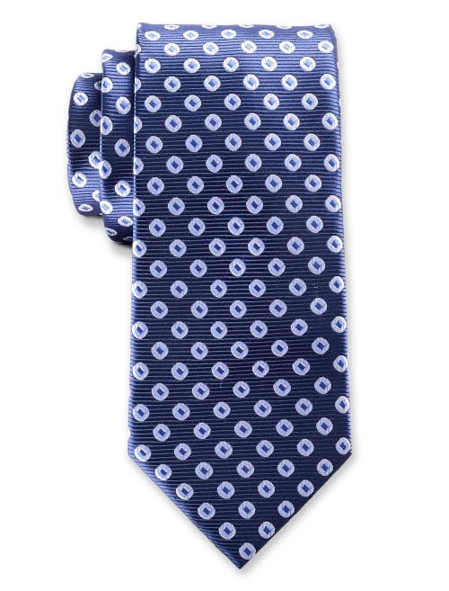 Oak Hill by DXL Dotted Tie in Navy at Nordstrom