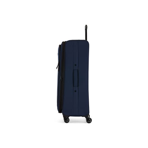 Shop Bugatti Reborn Softside Large Luggage With Expansion In Navy