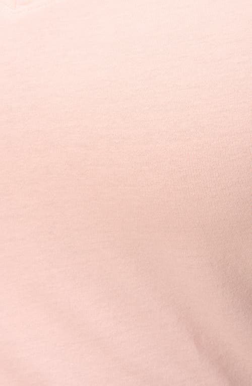 The Standard Stitch The Crew Tee In Peach