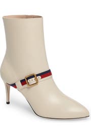 Gucci Sylvie Strap Ankle Boot (Women) | Nordstrom