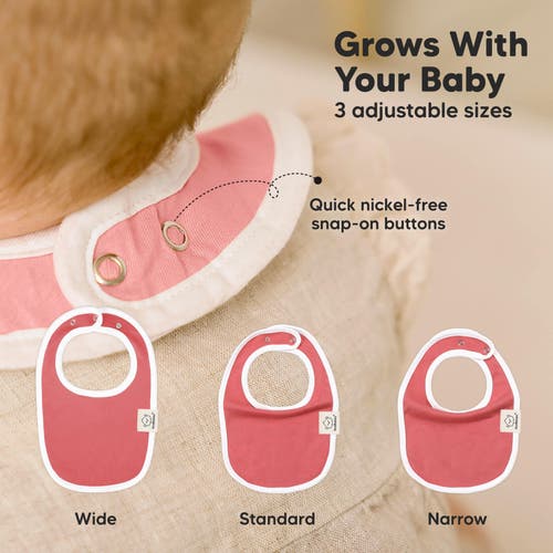 Keababies 8-pack Baby Drool Bibs In Muted Pastel