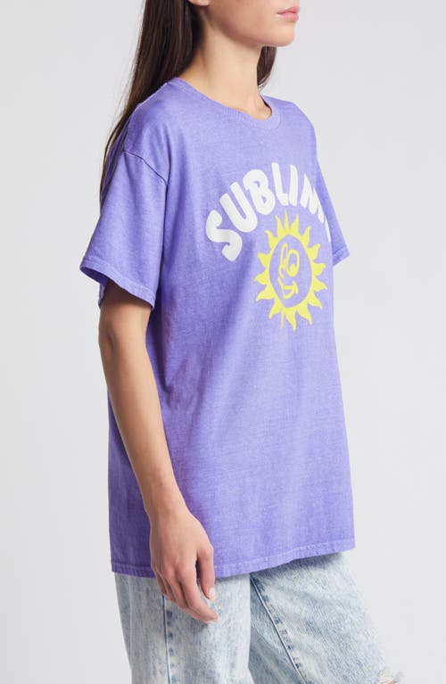 Shop Merch Traffic Sublime Pawn Shop Oversize Graphic T-shirt In Purple