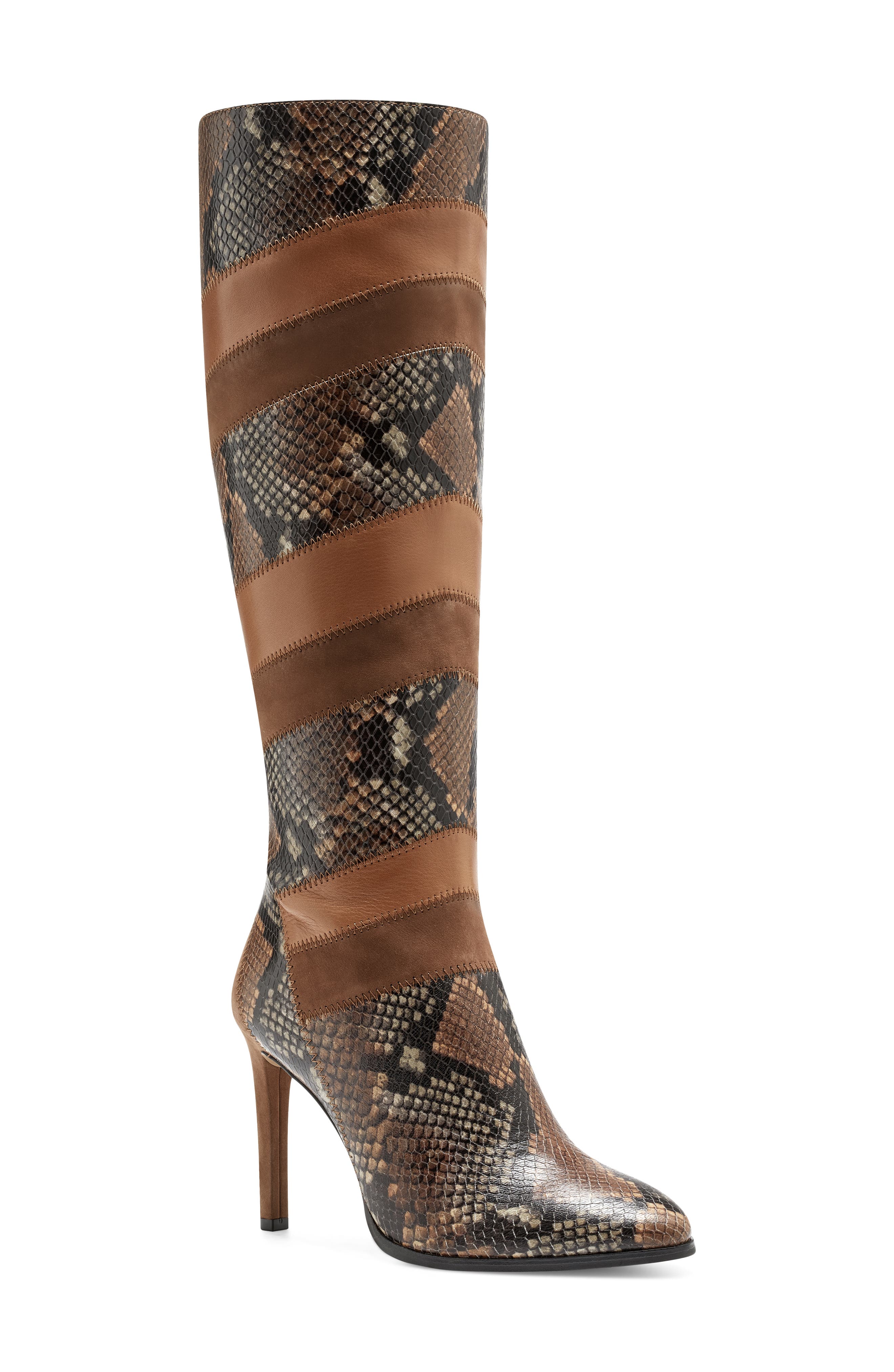 UPC 194307360667 product image for Women's Vince Camuto Saraalan Knee High Boot, Size 7.5 M - Brown | upcitemdb.com