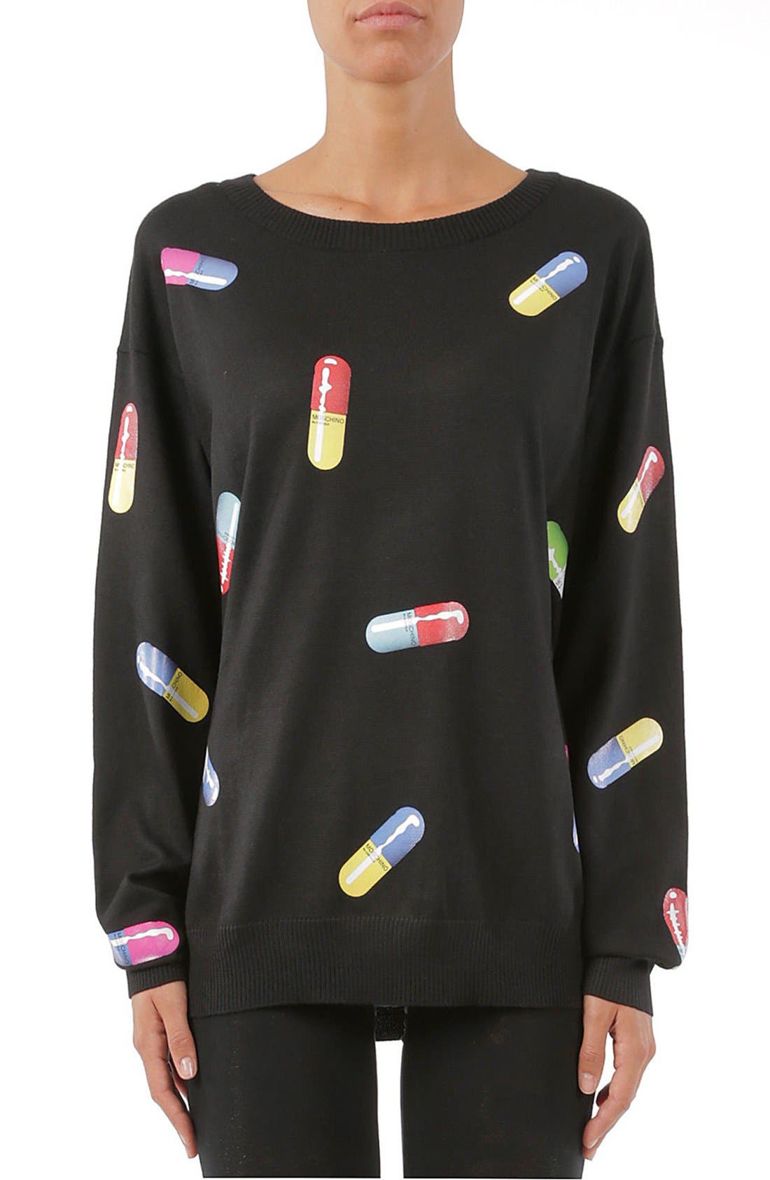 moschino pill dress