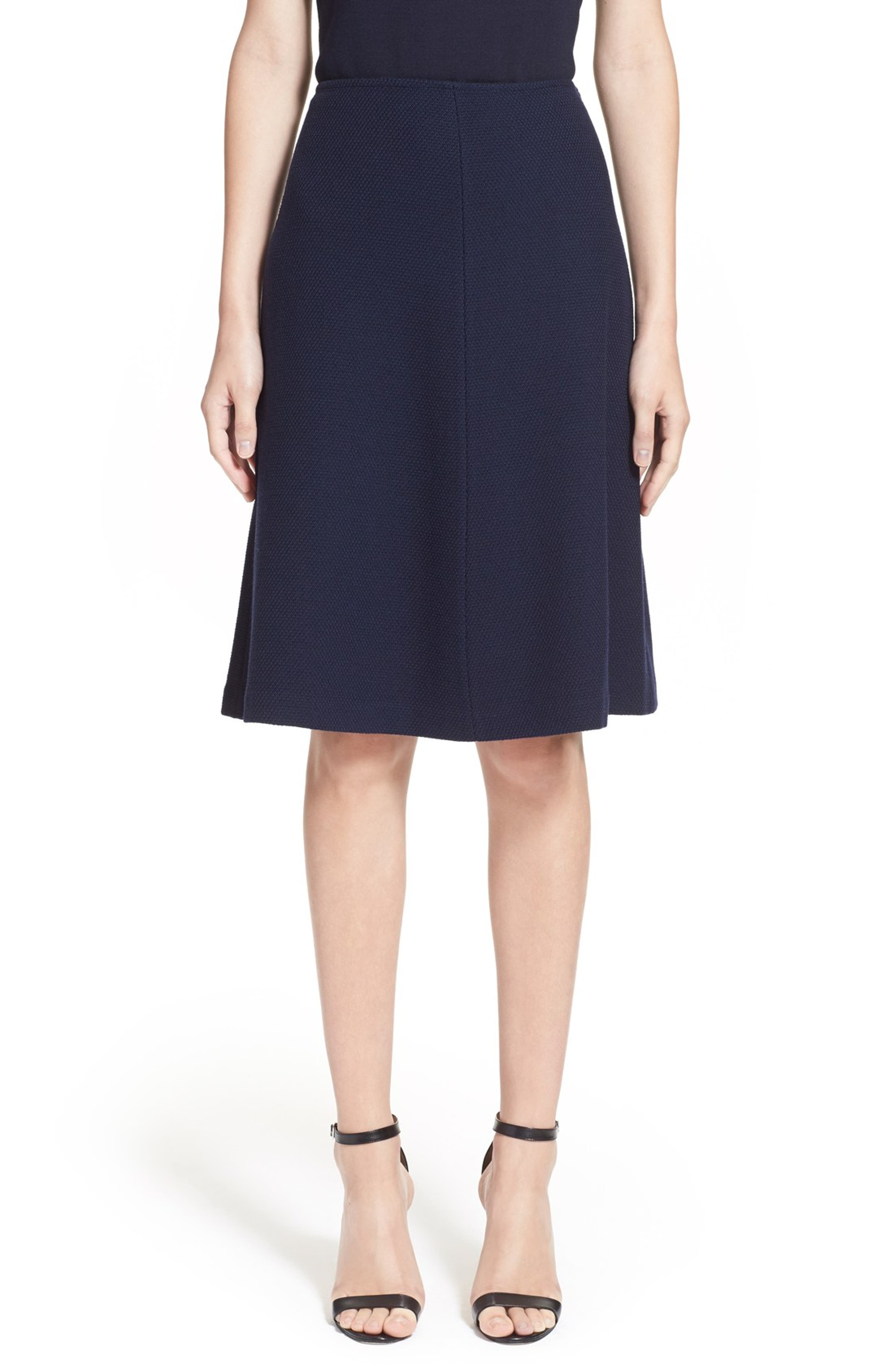 St. John Collection Micro Bouclé Knit Skirt Nordstrom