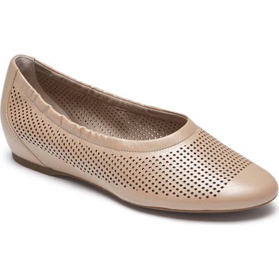 Rockport Total Motion Luxe Flat W - Grey