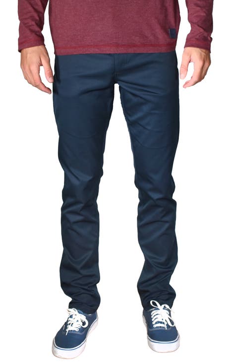 Men's pants chinos - light blue P894