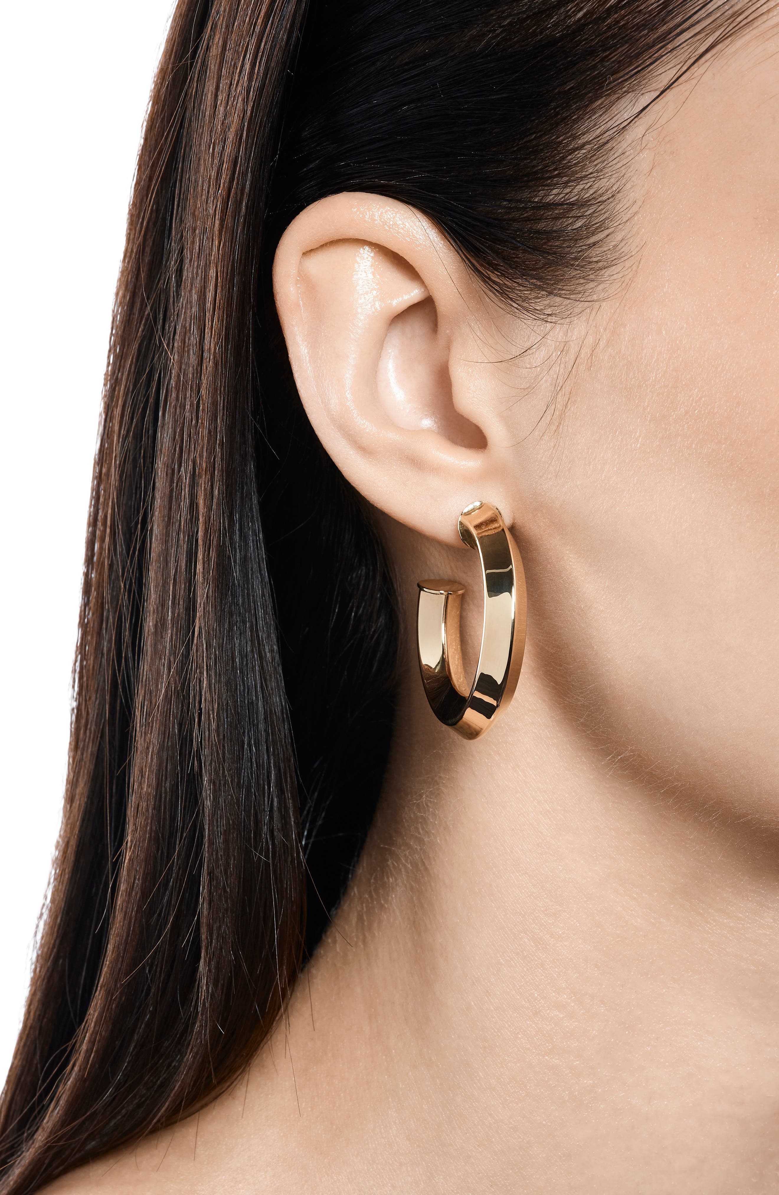 Lana Knife Edge Hoop Earrings Nordstrom