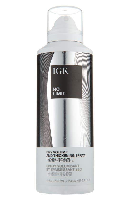 Igk No Limit Volumizing Spray, 5.4 oz In White