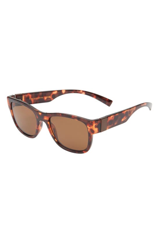 Shop Vince Camuto 54mm Square Sunglasses In Tortoise