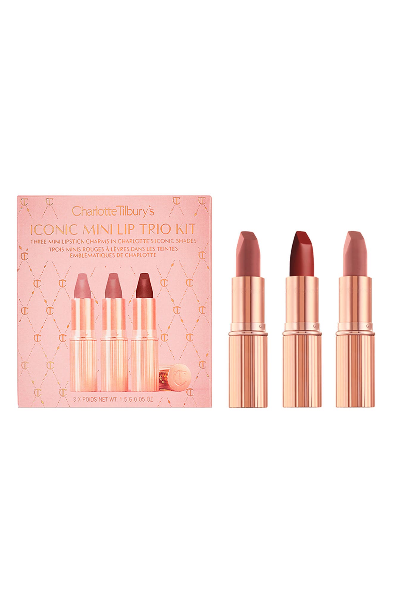 Charlotte Tilbury Iconic Mini Lip Trio Set USD 51 Value Nordstrom