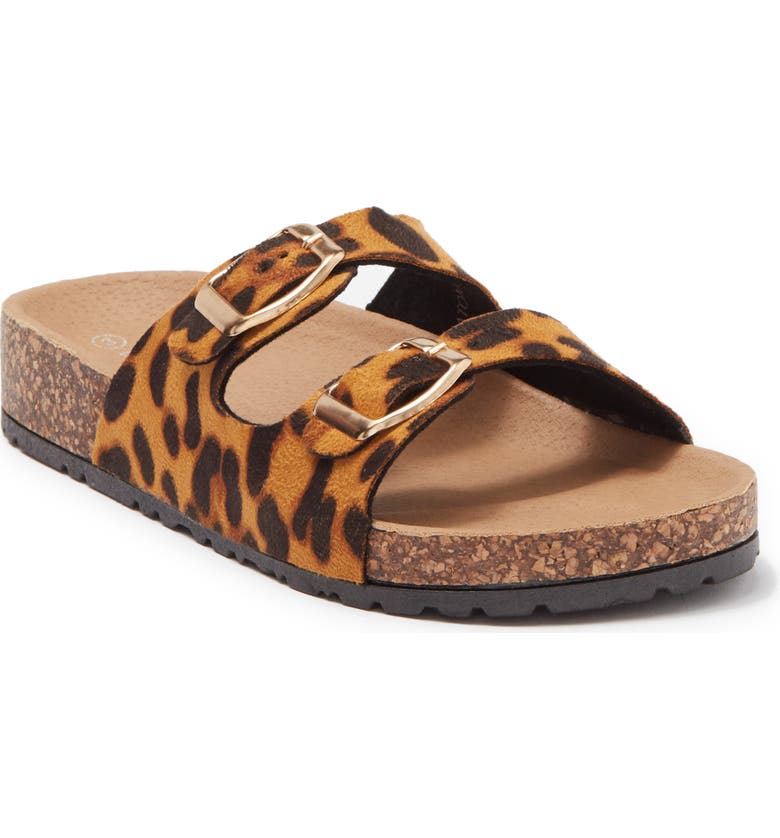 TOP MODA Keaton Double Strap Slide Sandal, Main, color, 240