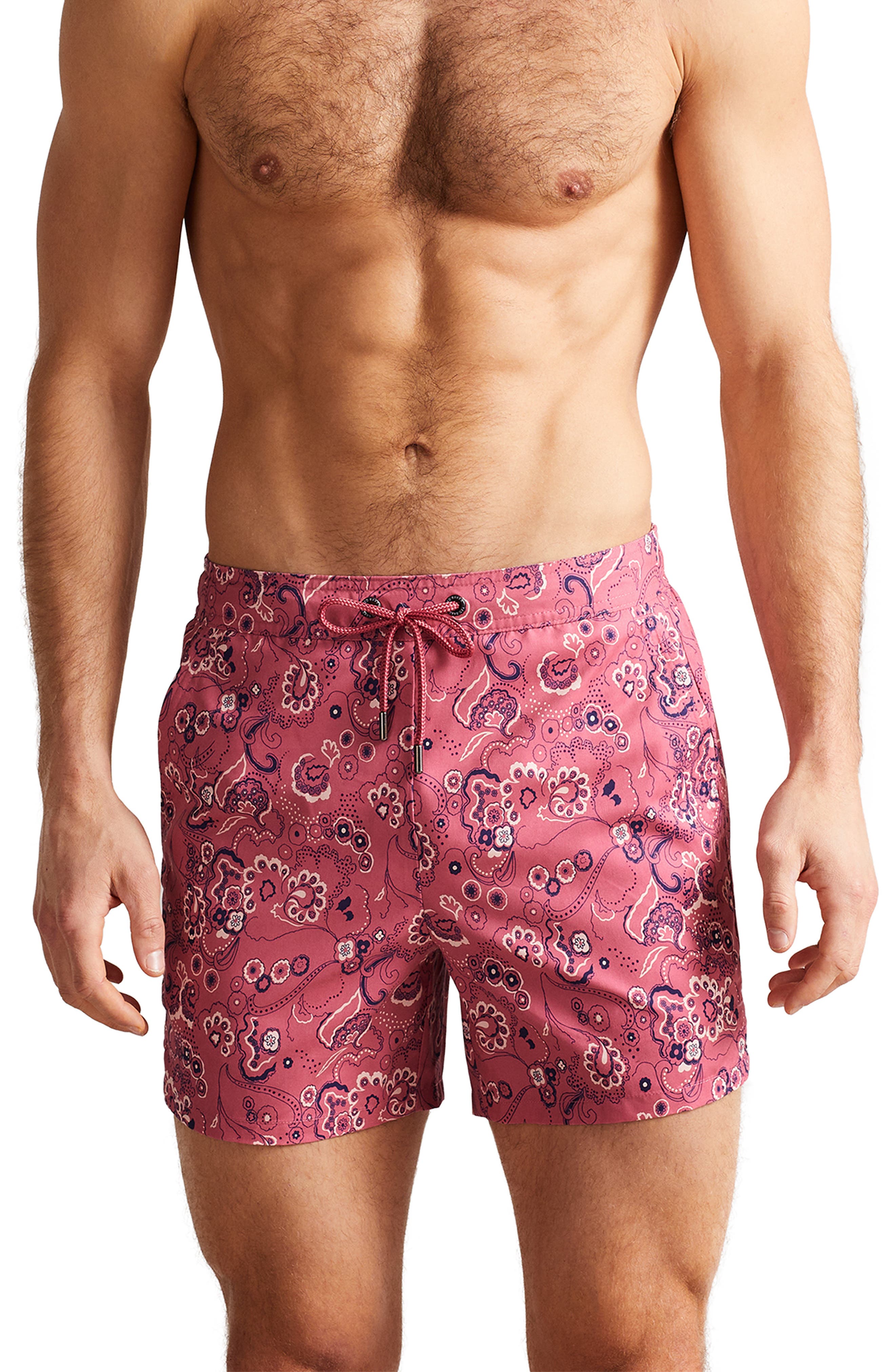 ted baker flamingo swim shorts