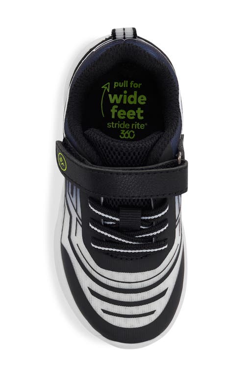 Shop Stride Rite Kids' Myles Light-up Sneaker In Black