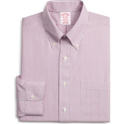Brooks Brothers Madison Classic Fit Stripe Dress Shirt (3 For $207)
