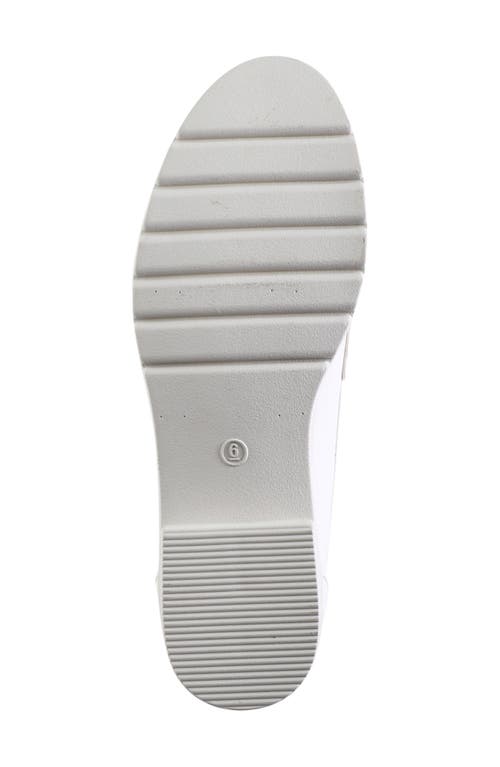 Reaction Kenneth Cole Fern Loafer In Ecru Patent/ecru Sole