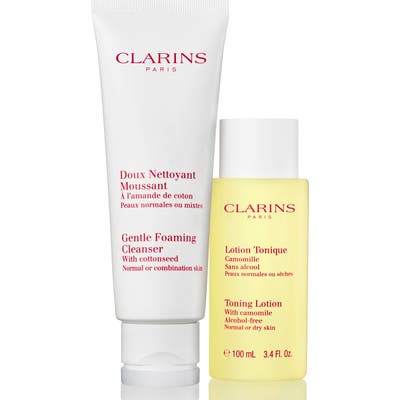 Clarins Cleanse & Refresh For Normal Or Combination Skin Set