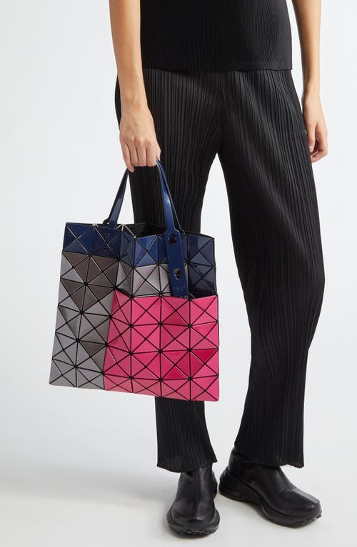 Shop Bao Bao Issey Miyake Tres Flexible Tote In Pink Mix