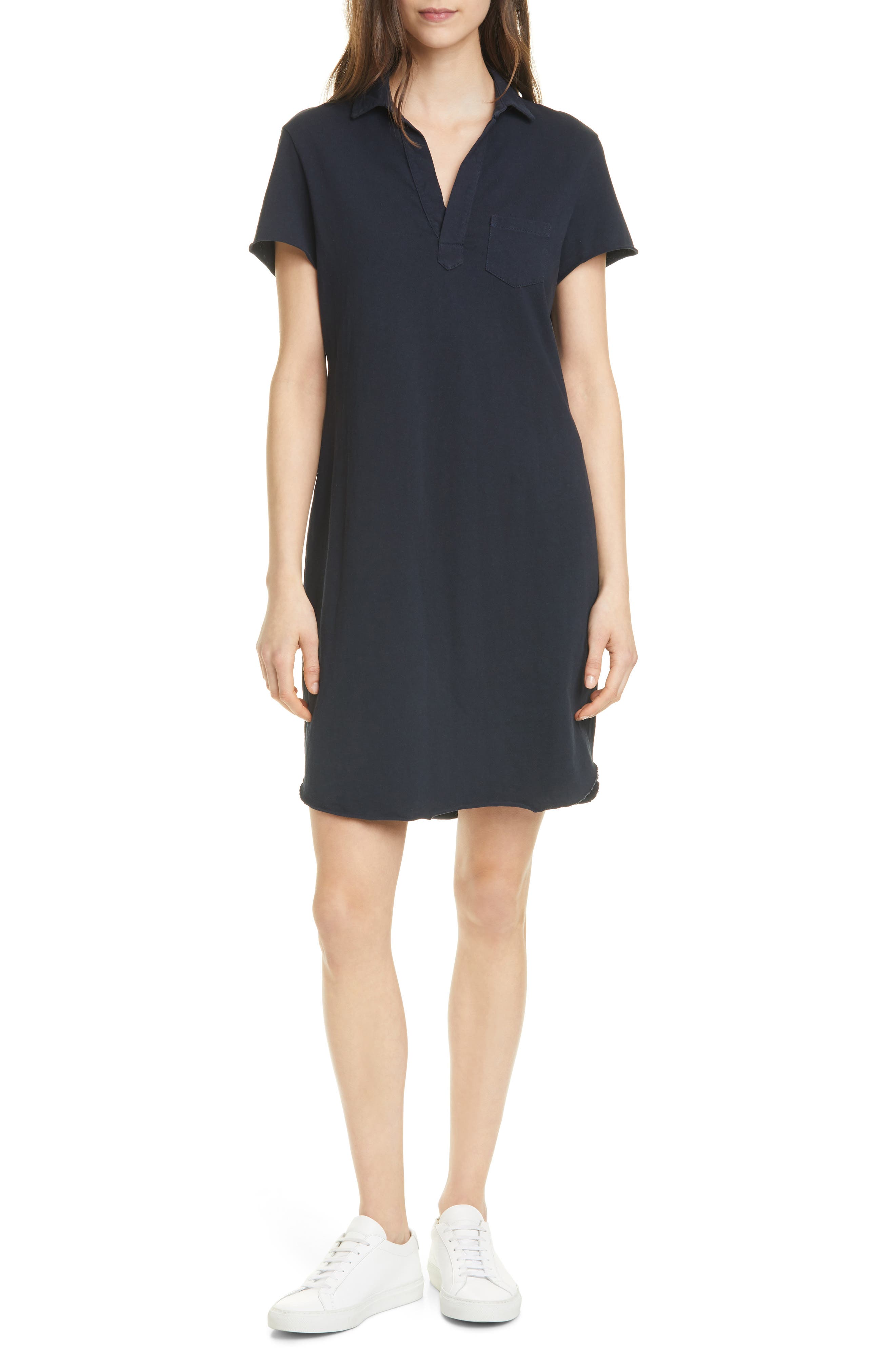 short sleeve polo dress