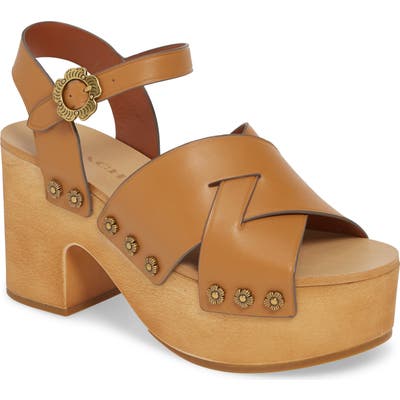 Coach Nessa Clog Platform Sandal