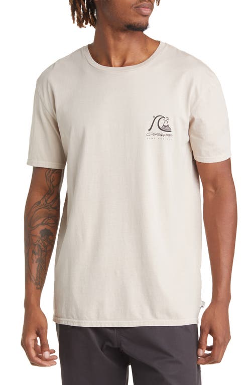 Quiksilver New Wave Organic Cotton Graphic Tee in Birch