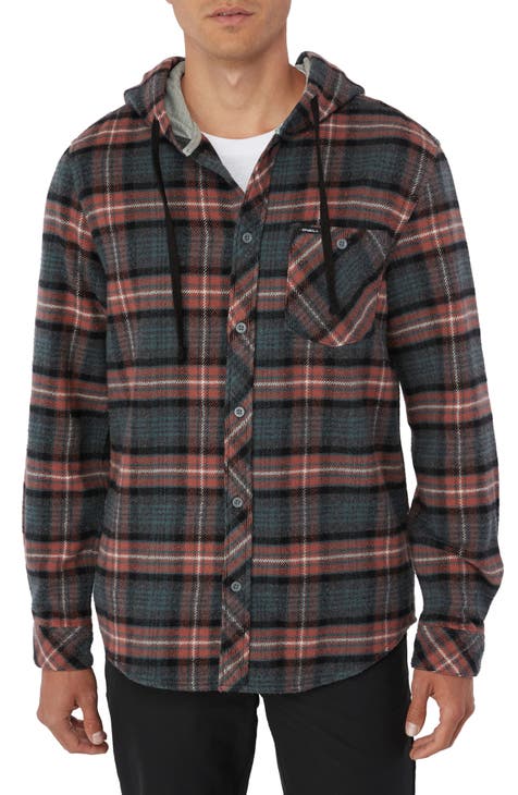 wrangler riggs hooded insulated flannel jacket