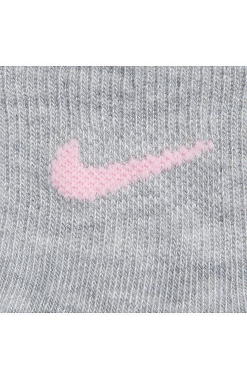 Nike Kids' Swoosh Cushioned Ankle Socks In Doll