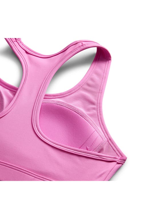 Nike Dri-fit Padded Sports Bra In Playful Pink/white