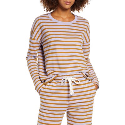 Madewell Pajama Sweatshirt, Purple