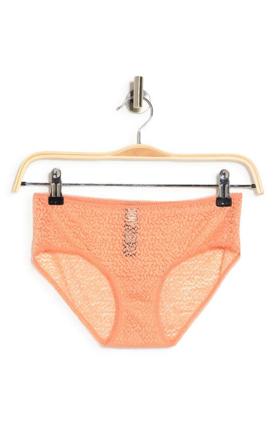 Dkny Modern Lace Hipster Panties In Guava