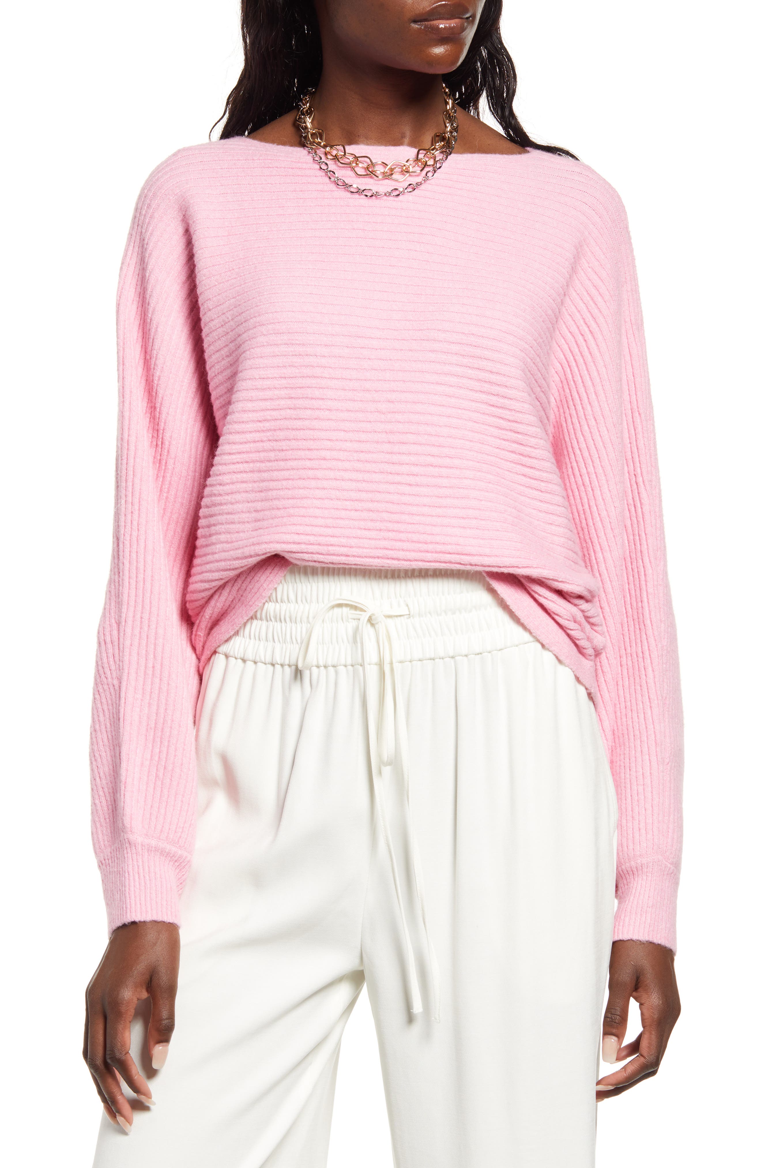 Women's Pink Sweaters | Nordstrom