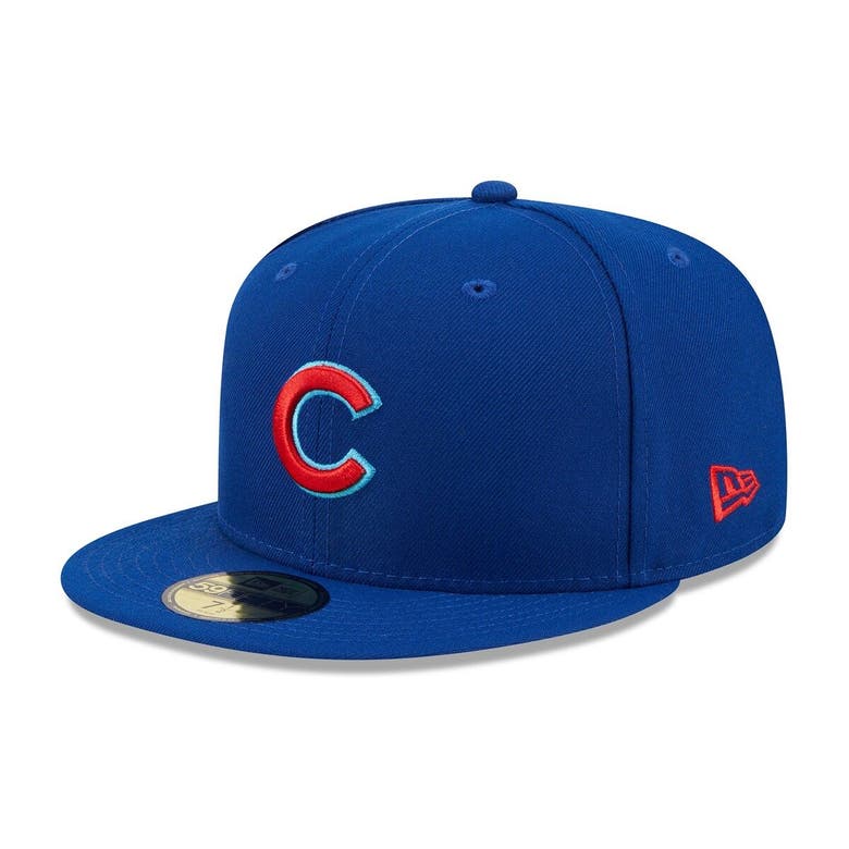New Era Royal Chicago Cubs 2023 Mlb Father's Day On-field 59fifty Fitted  Hat