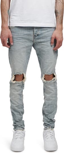 Jep Dårlig skæbne Vibrere PURPLE BRAND Ripped Knee Blowout Slim Jeans | Nordstrom