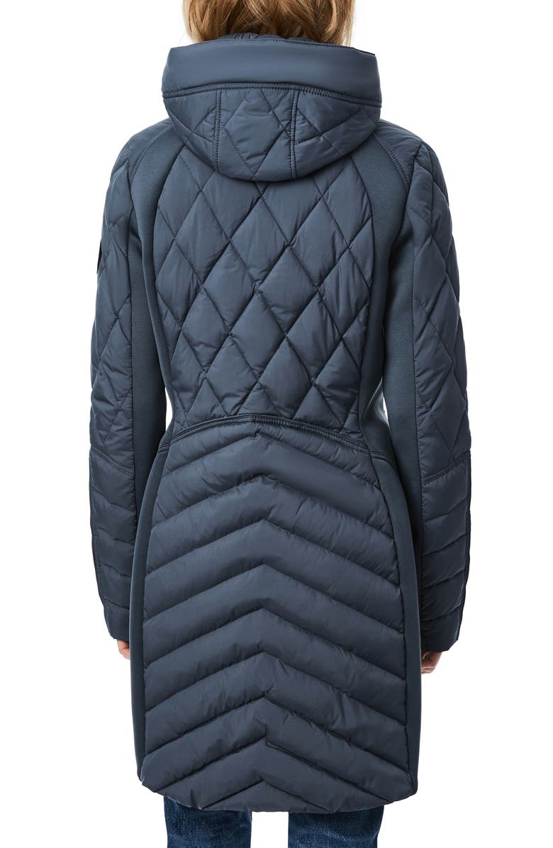 Bernardo Mixed Media Water Resisant Quilted Puffer Jacket Nordstrom