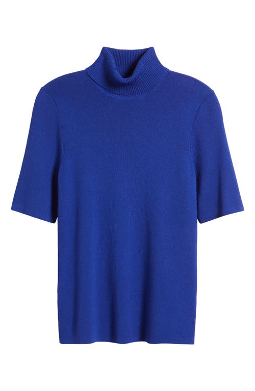 ANNE KLEIN ANNE KLEIN SHORT SLEEVE TURTLENECK SWEATER