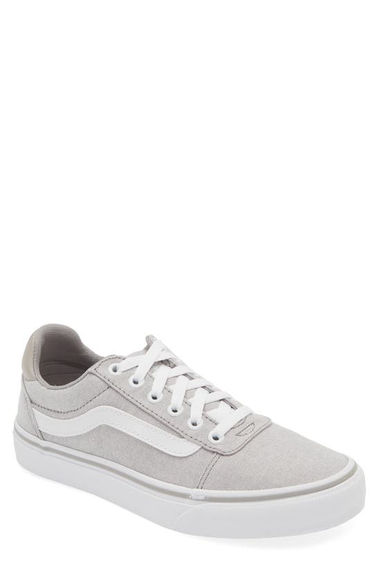 Shop Vans Ward Deluxe Sneaker In Summer Canvas Grey