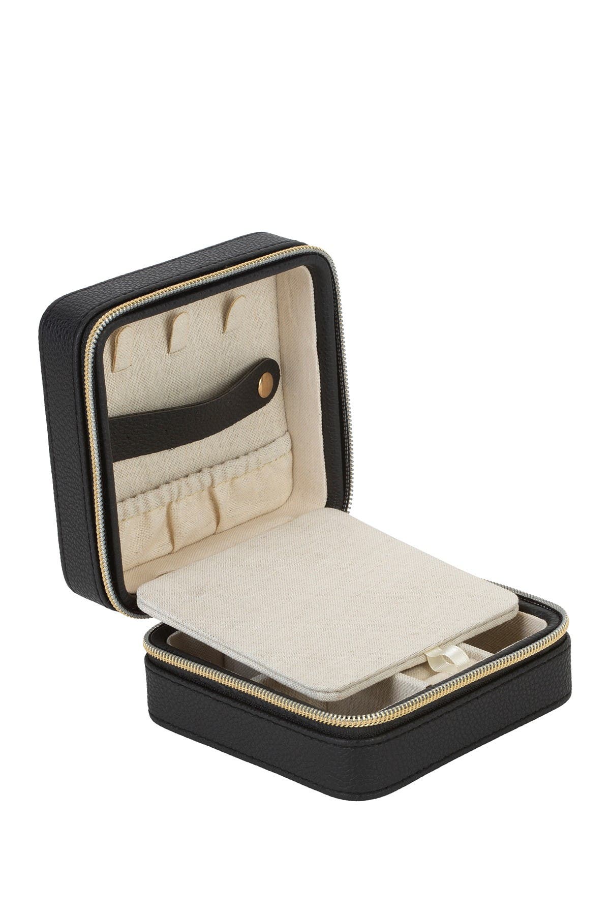zipped travel jewellery case