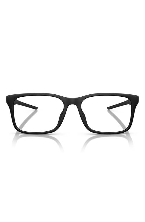 Scuderia Ferrari 56mm Square Optical Glasses In Matte Black