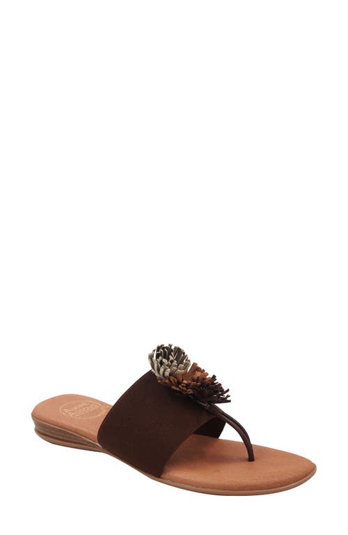 André Assous Novalee Featherweights Sandal Espresso Multi at Nordstrom,