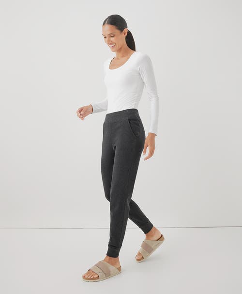 Pact Organic Cotton Airplane Jogger In Charcoal Heather