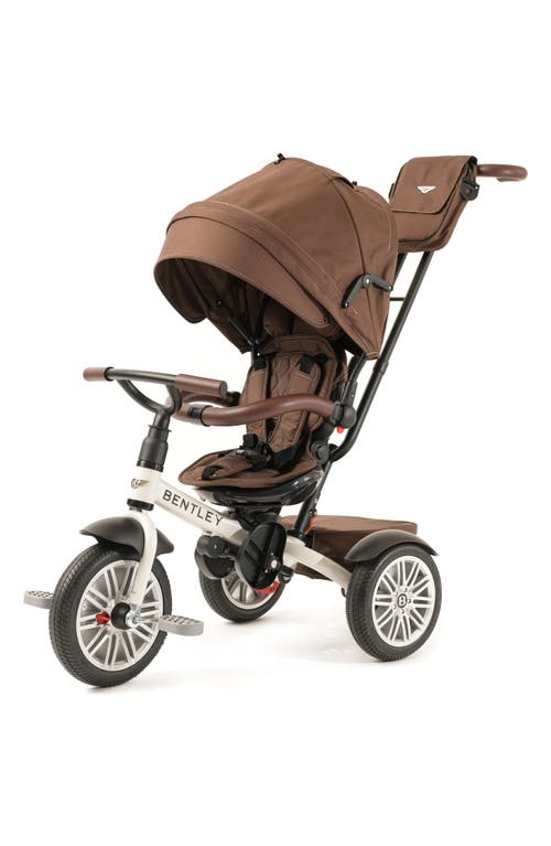 Posh Baby & Kids Bentley 6-in-1 Stroller/Trike in White Satin W/Chocolate