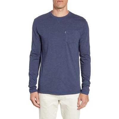 Johnnie-O Matty Classic Long Sleeve Pocket T-Shirt, Blue