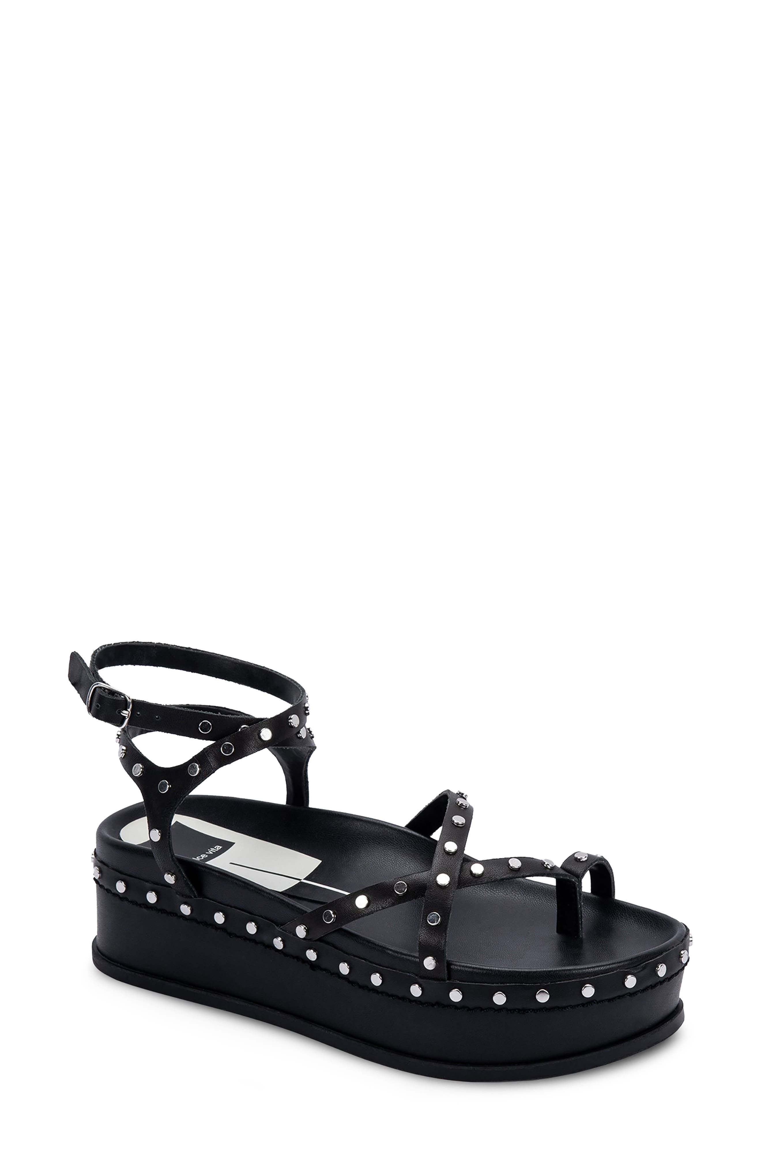 dolce vita welma sandals in black