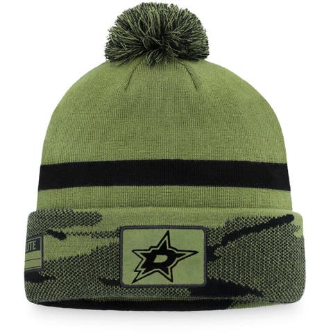 Men's Dallas Cowboys Fanatics Branded Navy Iconic Gradient Cuffed Knit Hat  with Pom