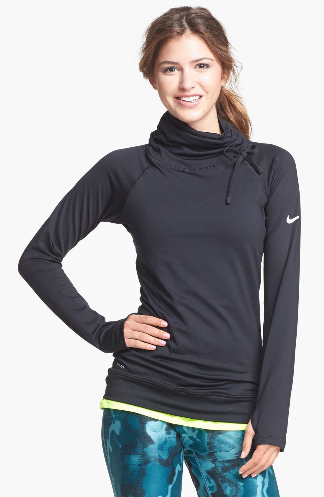 nike pro hyperwarm pullover