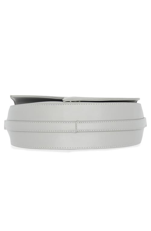 Bcbg Geo Half Moon Crossbody Bag In Grey